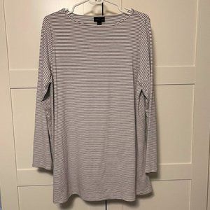 J Jill Stripe Tunic Top